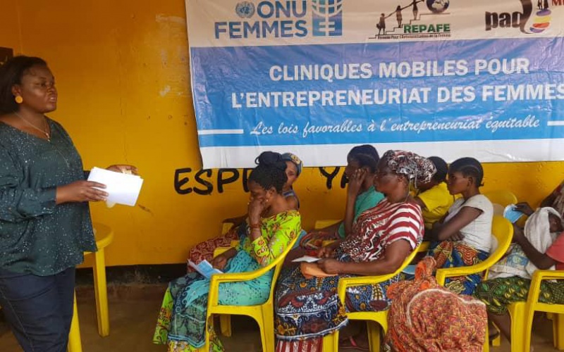 clinique mobile entrepreneuriat des femmes